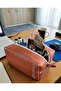 Chest Type Wallet Makeup Bag Leather Wallet Bag 18X12X8 cm - 2
