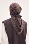 Velora Scarf Watercolor Pattern Army Green 90X90 - 4