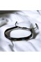 Black Miyuki Tila Bead Bracelet with Color Changing Detail, Unisex Adjustable Accessory