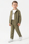 Boy's T-Shirt, Jacket, and Wide-Legged Pants 3-Piece Set