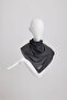Ahenk Gradient Patterned Double-Sided Scarf - Stone Gray