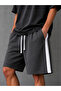 Men's Striped Combed Cotton Shorts - 3