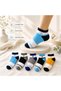 5 Pairs of Children's Socks Anchor Circle Patterned Booties Socks - 2