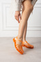 Ruby Glitter Transparent Belt Detail Women's Sandals - 2