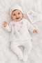 Seasonal Cotton 5-Piece Newborn Baby Girl Hospital Discharge Bodysuit Set – Seasonal Baby Set 0-3 Months - 5