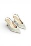 Y676198104 Fabric Stone Low Heeled Women's Evening Dress Shoes - 5