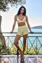 Kimberly Pointelle Shorts Pajama Bottoms - Light Yellow - 2