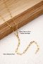 Steel Paperclip Y Necklace Chain Low-Cut Necklace 2mm Elegant Minimal 50cm - 2