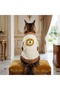 White Sweater with Lion for Cat and Dog - 5