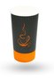 6.5oz Disposable Paper Cups -50 Piece - Heavy Duty White Hot & Cold Drink Cups for Coffee, Juice, Water - Leak-Proof & Heat Resistant for Parties, Office, Events - Coffee House Style Design - 2