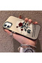 iPhone 11 Compatible Retro Red Rose Printed Impact Resistant Hard Case - 2