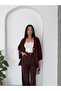 Women's Modal Fabric Bat Sleeve Kimono Double Set - 5