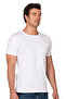 Özkan 10265 Men's 95% Cotton Lycra Flexible Comfortable Closed Collar Short Sleeve T-Shirt Undershirt - 4