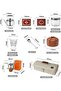 Portable Camping Tea Set in Metal Storage Box – All-in-One Outdoor Kettle, Mini Gas Stove, 4 Cups & Accessories - 3