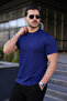 3 Pieces Men's Summer Printed Slim Fit Short Sleeve T-Shirt - 6
