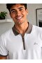 Men's Regular Fit Comfortable Cut Polo Collar 100% Cotton T-Shirt - 2