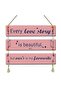 Wooden Wall Hanging VALENTINE'S DAY GIFTS/Gift For Friends/Every Love Story Is Beautiful Digital Printed - 2