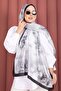 Floral Motif Shawl Series Black - 2