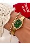 Steel Strap 2 Year Warranty 3 Atm Waterproof Women's Wristwatch + Bracelet Gift