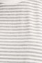 Women's Relax Fit Comfortable Cut Crew Neck Sleeveless Viscose Fabric Striped Gray Blouse - 7