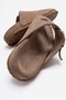 Valierra Men's Genuine Leather Slippers Mink Suede - 4