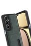 Ilkeshop New Realme C65 Sara Leather Case with Business Card Holder (144453) - Green - 3
