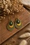 Authentic Vintage Drop Earrings Bohemian Vintage Ethnic Design Women's Earrings - 2