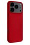 Ilkeshop New iPhone 17 Pro Max Nano-Inlaid Velvet Silicone (170057) - Red - 3