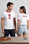 Turkey National Team Themed T-Shirt/Jersey - Moon Star Logo with Number 10 Printed - 100% Cotton Fabric Ringer Tee - 4