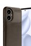 Ilkeshop New Honor 400 Case Auto Focus Carbon Cover (174021) - Brown - 3