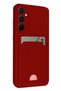 Ilkeshop New Galaxy S24 Fe Case Kelvin Silicone with Business Card Holder (204133) - Red - 4
