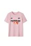 Oversize Maldives and Hibiscus Flower Printed 100% Cotton Crew Neck T-Shirt - 3