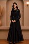 Balon Kol Designed Dress with Drape and Belt Detail, Special Silvery Tulle Fabric, Girls' Formal Dress for Weddings and Graduations - 5