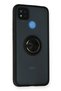 Ilkeshop New Redmi 9C Case Montreal Silicone Cover with Ring (233913) - Black - 2