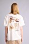 100% Cotton Oversized Crew Neck Flocked Printed Short Sleeve T-Shirt H6966Ax26Sm - 5