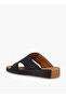Men Textured Leather Arabic Sandals - 5