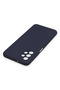 Ilkeshop New Galaxy A13 4g Case First Silicone (141809) - Navy Blue - 3