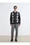 Southblue Standard Pattern Diamond Pattern Men's Knitwear Cardigan - 2