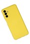 Ilkeshop New Galaxy A04S Case Nano Inside Velvet Silicone (165746) - Yellow - 3