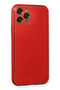 Ilkeshop New iPhone 11 Pro Max Case Coco Leather Silicone Cover (172919) - Red - 2