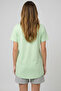 V-Neck Basic Viscose Blend T-Shirt - 5