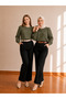 Women's Khaki Comfortable Fit Blouse Long Sleeve Stylish Daily and Office Combination - 3