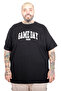 Mode XL Large Size Men's Gameday Crew Neck T-Shirt U26102 Black