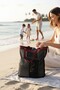 Mesh Beach Bag Black |   Waterproof Phone Pocket |   Lightweight, Washable, Quick-Drying Summer Bag |   Design Suitable for Picnic, Sports, and Daily Use |   50X45X12 cm Bag Dimensions (Excluding Handle) - 6