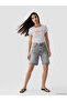 Lcw Vision Black Amalfi Printed Women's Ribbed T-Shirt - 2
