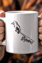 330ml Printed White Ceramic Mug Cup with Love and Affection Theme