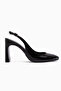 Dorte Black Thick Heeled Women's Shoes - 2