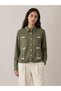 Bow Detailed Comfortable Fit Long Sleeve Lace-Up Women's Shirt - 5