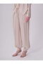 Striped Trousers with Band Detail at the Hem - 3