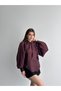 Women's Tulle Modal Fabric Scarf Detailed Raglan Sleeve Blouse 261001 - 5